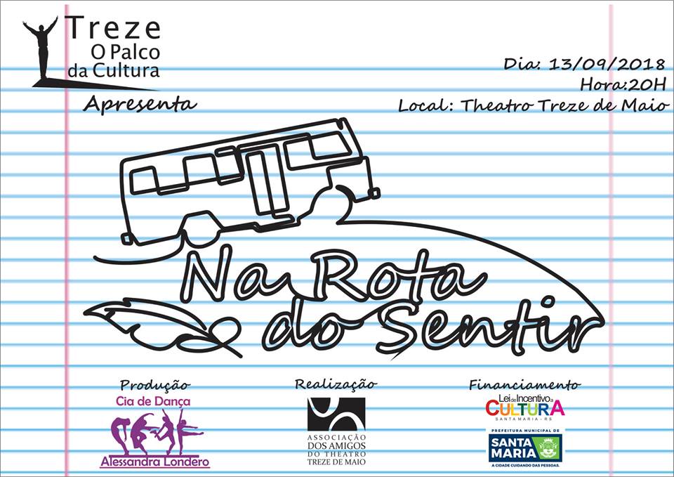 Na rota do sentir - divulgação