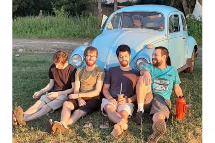 Ricardo Borges e parceiros do álbum Flamboyant