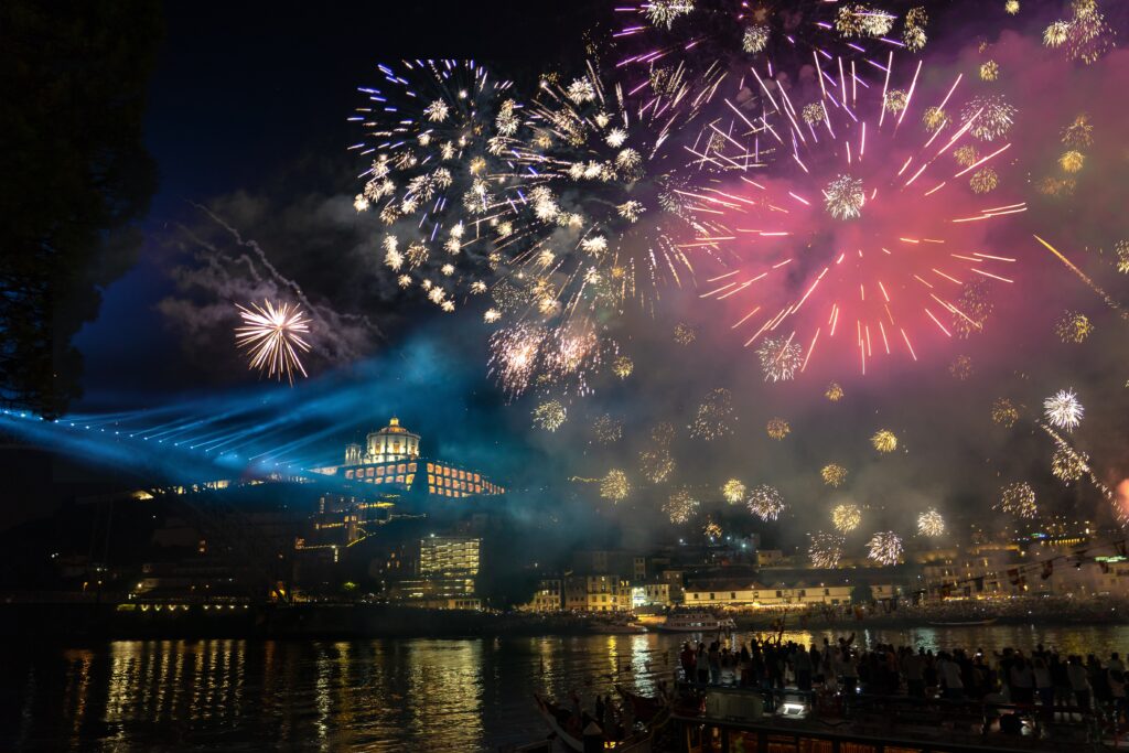 fogos no rio douro