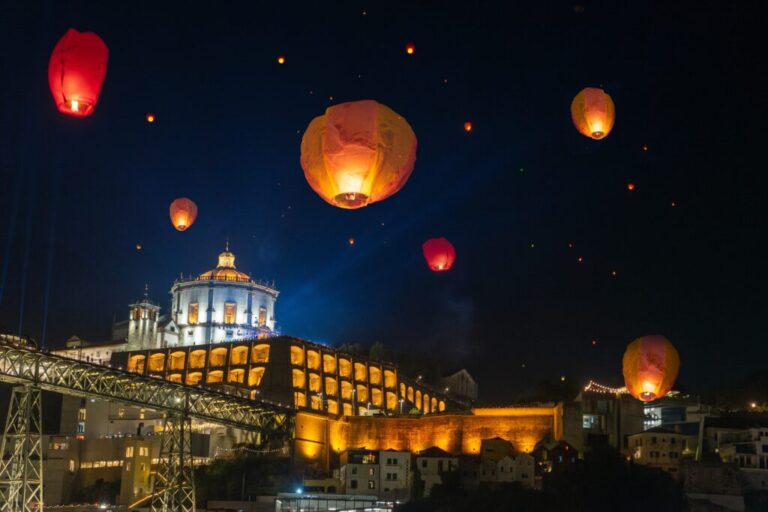 Festa de São João no Porto, em Portugal